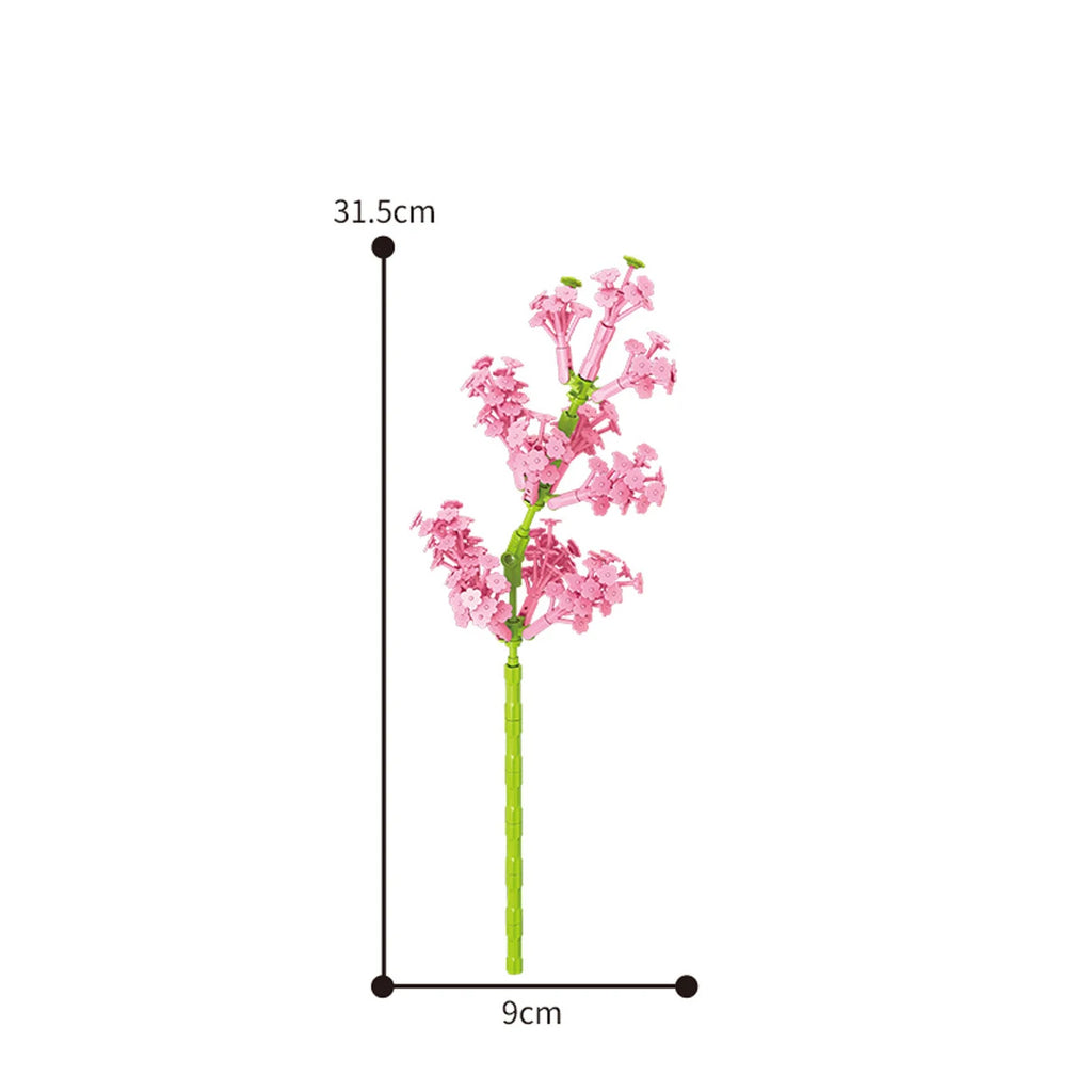 Eternal Block Flower Assembly Bouquet Desktop Decoration Block Flower Children's Puzzle Assembly Toy Bouquet