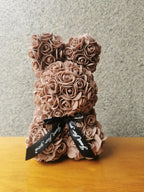 1pc 25cm Eternal Artificial Flower Rose Rabbit Romantic Gift For Birthday Anniversary Valentine's Wedding Decoration Home Decor