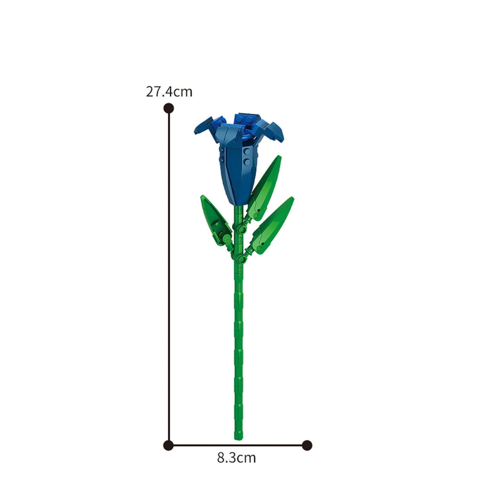 Eternal Block Flower Assembly Bouquet Desktop Decoration Block Flower Children's Puzzle Assembly Toy Bouquet