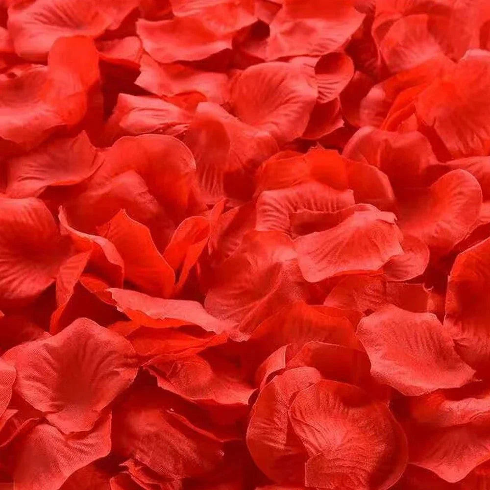 Pétalos de Rosa Artificial al Mayor — 100 a 10,000 Unidades, Multicolor, Bodas y San Valentín