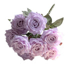 Rosa de Seda Tallo Único — 8 Colores, Bodas, Habitación y Sala de Estar