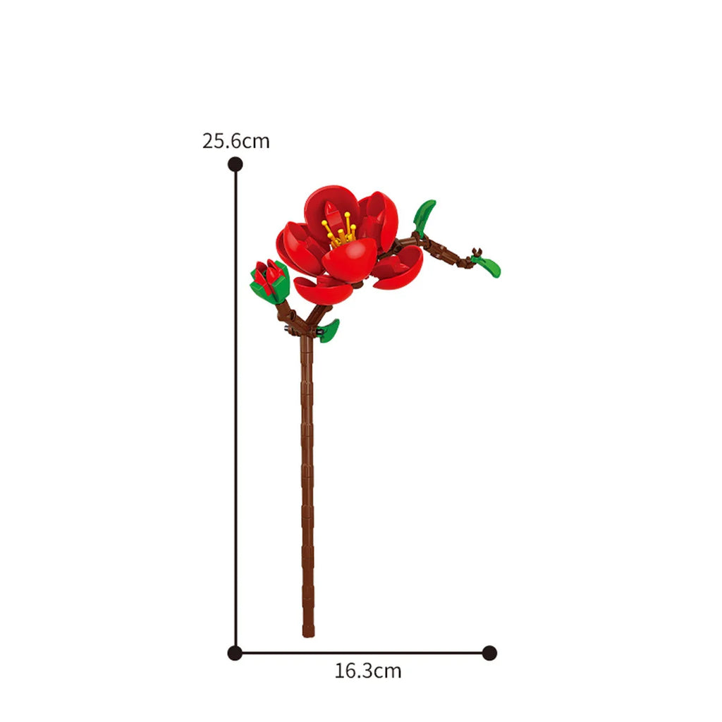 Eternal Block Flower Assembly Bouquet Desktop Decoration Block Flower Children's Puzzle Assembly Toy Bouquet