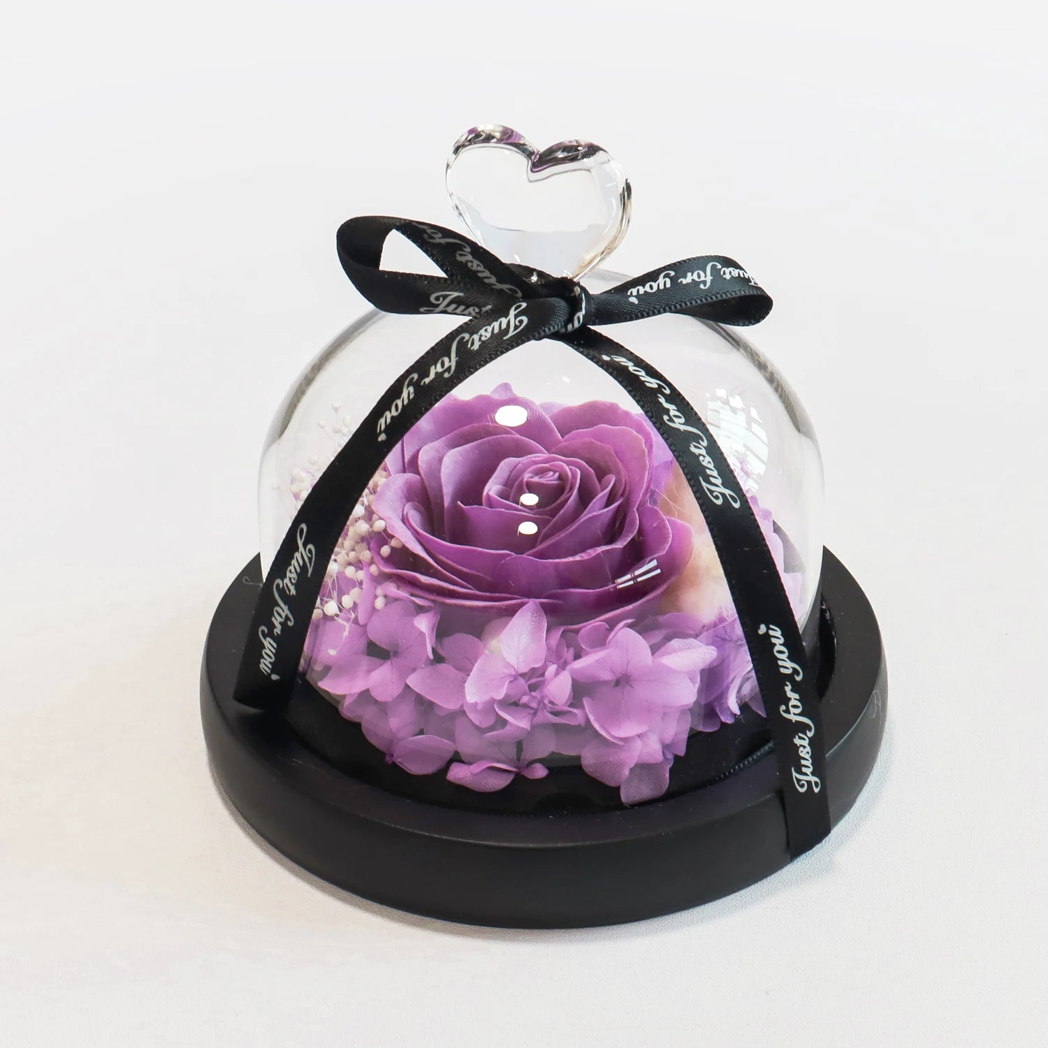 Exclusive Eternal Rose in Glass Dome Artificial Soap Rose Valentine's Day Birthday Christmas Gifts for Women Girlfriends