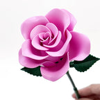 Ramo de Rosas en Bloques de Construcción — Set Romántico DIY, 12 Rosas, Decoración Hogar