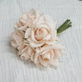 Rosas Látex con Humedad — Ramo 5 Cabezas, 10 Colores Morandi, Novia y Cumpleaños