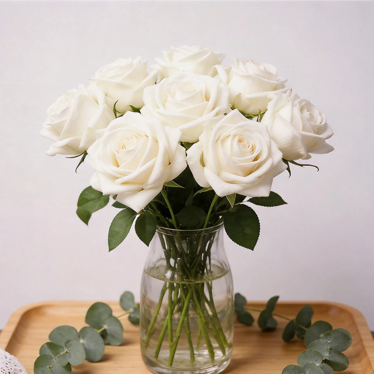 Rosa Turca Real Touch — Ramo de 4 Tallos, 9 Colores, Bodas y Hogar