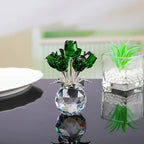 Colourful Rose Bouquet - For Anniversary, Mother's Day, Valentine's Day Crystal Rose Bouquet - Eternal Rose Decorative Gift