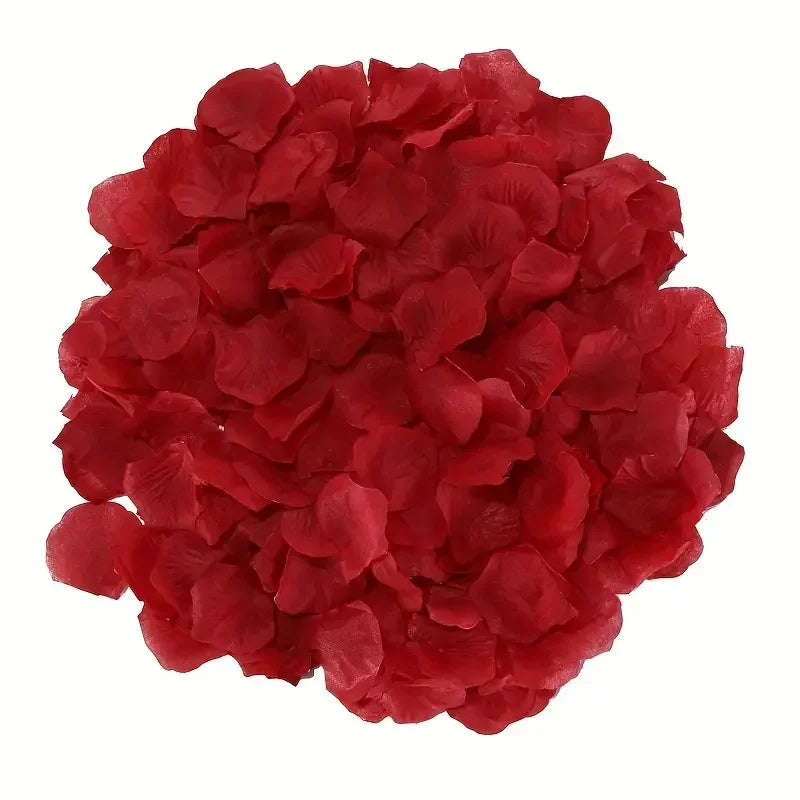 Multicolor Artificial Fake Rose Red Roses Silk Fake Flowers Petals for Valentine's Day Wedding Party Favors Romantic Decoration