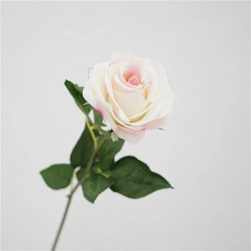 Rosas Látex Real Touch con Humedad — Ramo 5 Tallos, 8 Colores, Novia y San Valentín