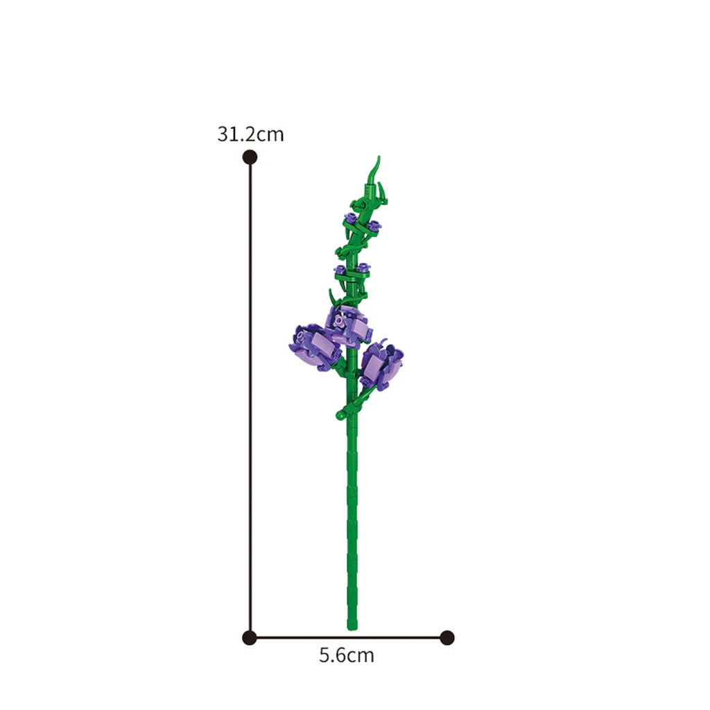 Eternal Block Flower Assembly Bouquet Desktop Decoration Block Flower Children's Puzzle Assembly Toy Bouquet