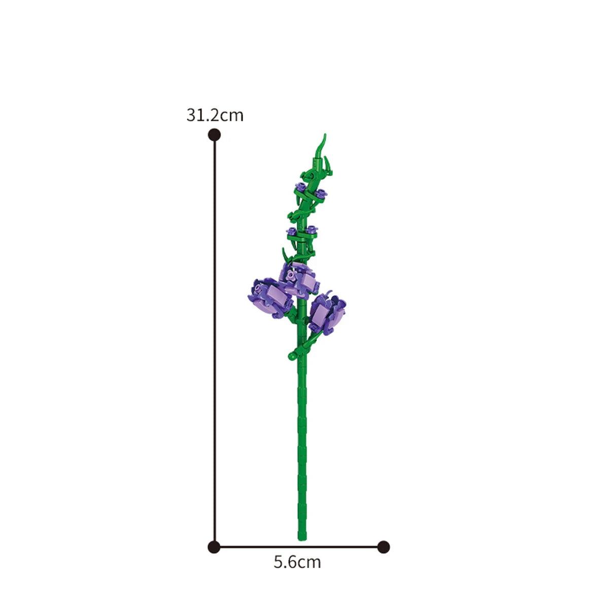 Eternal Block Flower Assembly Bouquet Desktop Decoration Block Flower Children's Puzzle Assembly Toy Bouquet