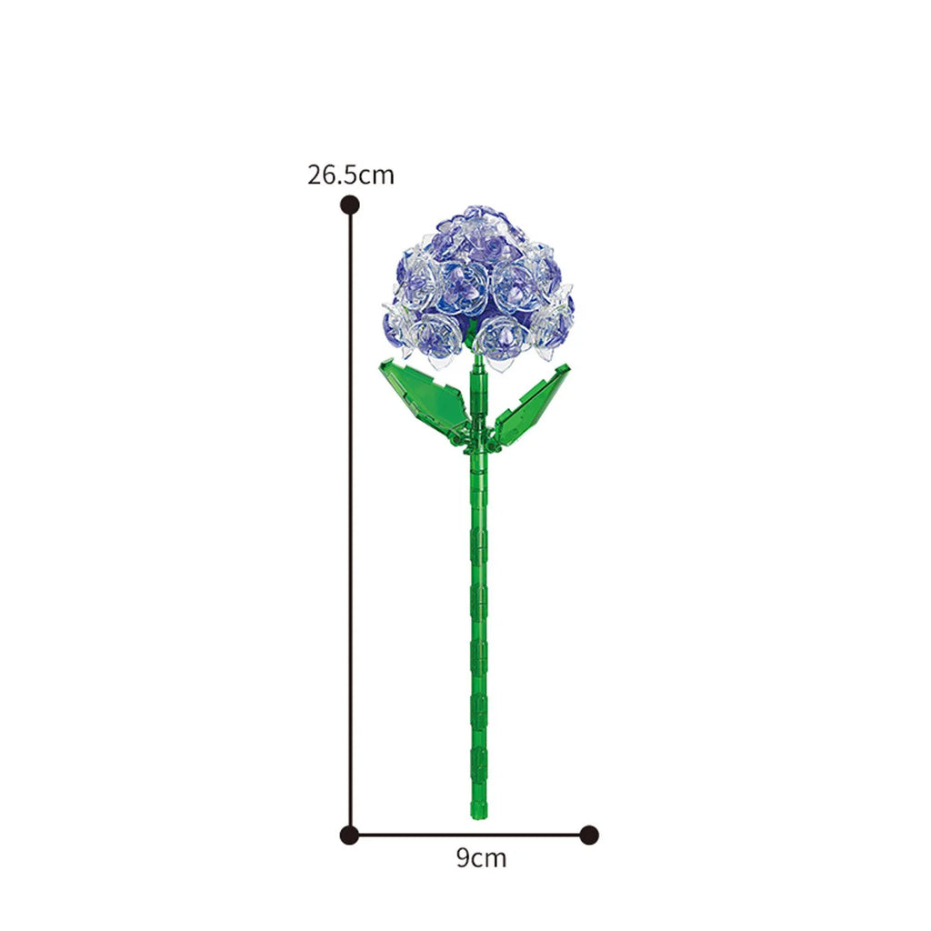 Eternal Block Flower Assembly Bouquet Desktop Decoration Block Flower Children's Puzzle Assembly Toy Bouquet
