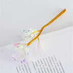 Galaxy Rose Eternal 24k Gold Foil Roses Artificial Roses New Creative Valentine'S Day Gift Beauty Flowers For Wedding Decor