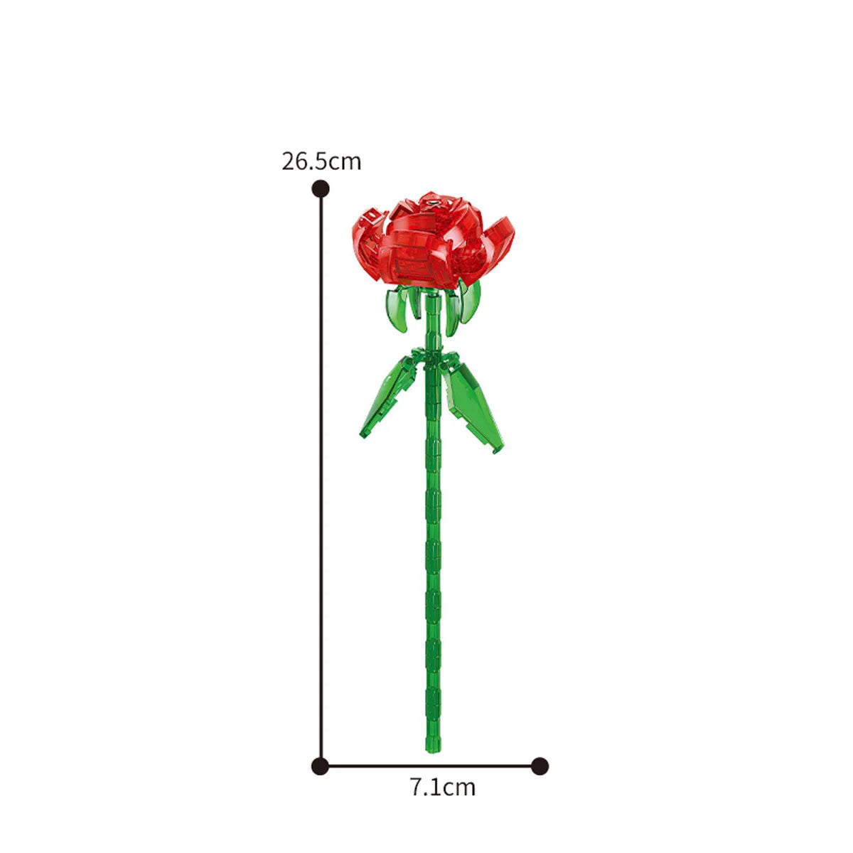Eternal Block Flower Assembly Bouquet Desktop Decoration Block Flower Children's Puzzle Assembly Toy Bouquet