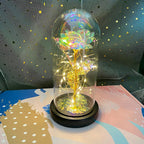 Rose Light Beautiful Realistic Looking Night Light Rose Eternal Flower Party Supplies LED Simulation Rose Flower Valentine's Day