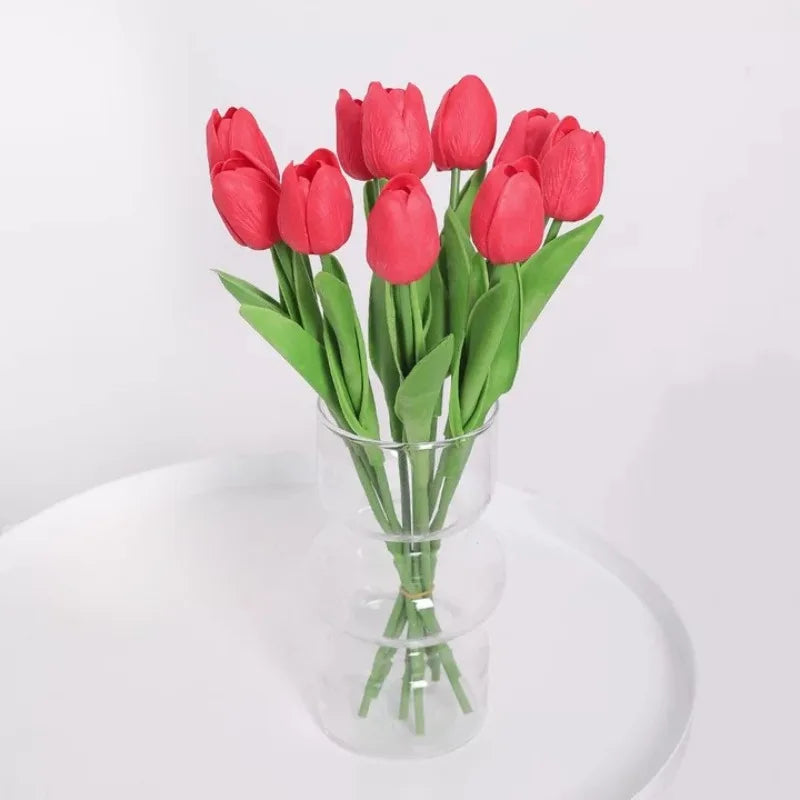Tulipanes y Flores Eternas para Jarrón — 21 Estilos, Decoración Sala y Fotografía