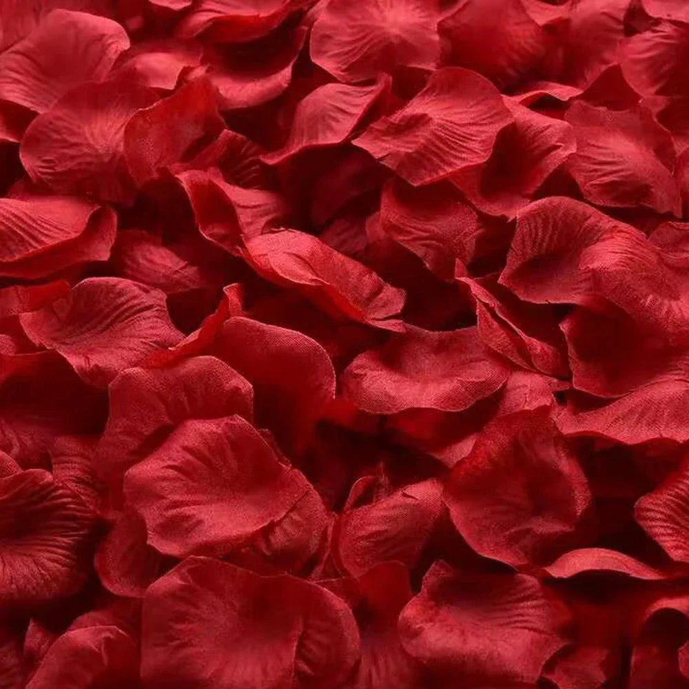 Pétalos de Rosa Artificial al Mayor — 100 a 10,000 Unidades, Multicolor, Bodas y San Valentín