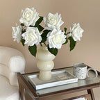 Simulation Moisturizing Rose Artificial Flowers Real Touch Rose Decor Wedding Bouquet Wedding Party Home Decorative Flowers