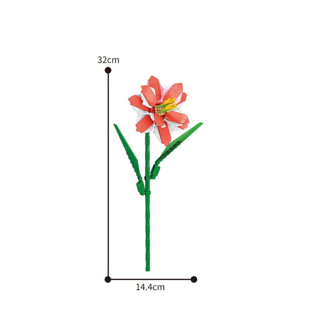 Eternal Block Flower Assembly Bouquet Desktop Decoration Block Flower Children's Puzzle Assembly Toy Bouquet