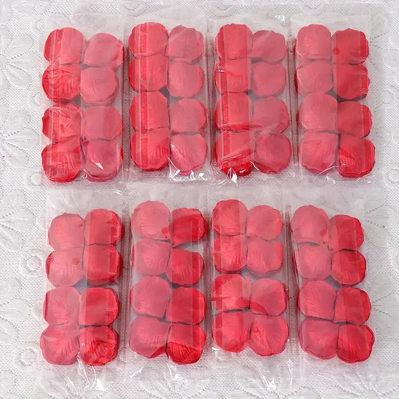 Multicolor Artificial Fake Rose Red Roses Silk Fake Flowers Petals for Valentine's Day Wedding Party Favors Romantic Decoration