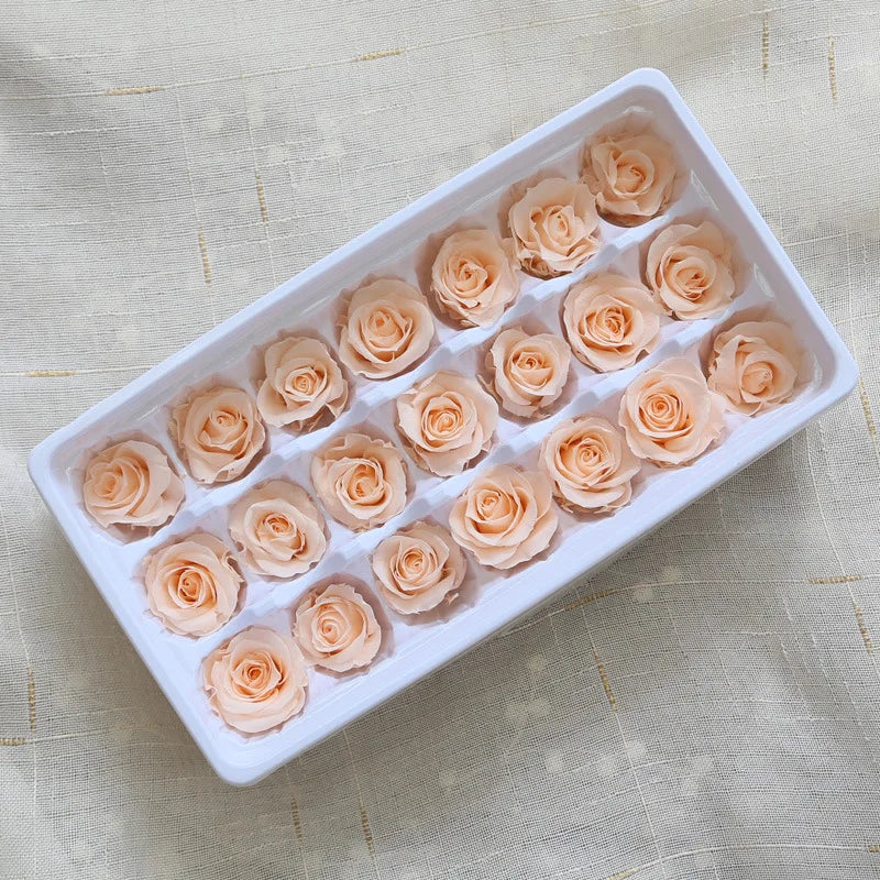 21Pcs/Box B Grade Eternal Moisturizing Roses Flowers Wedding Party Decoration Diy Valentine'S Day Mother'S Day Gift Box Cheap