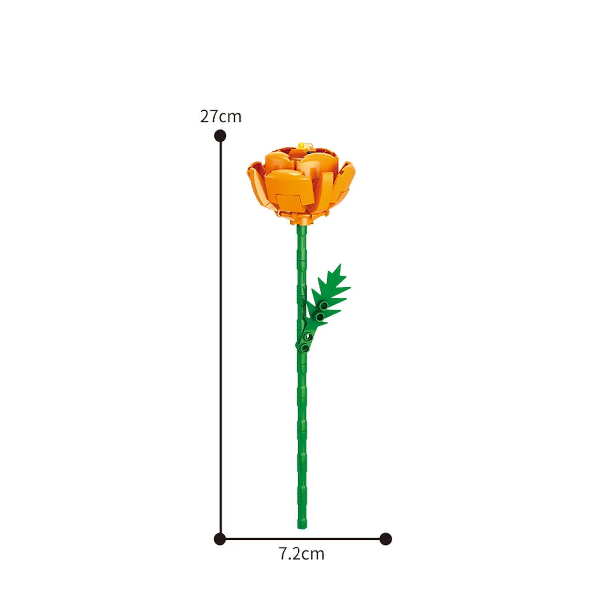 Eternal Block Flower Assembly Bouquet Desktop Decoration Block Flower Children's Puzzle Assembly Toy Bouquet