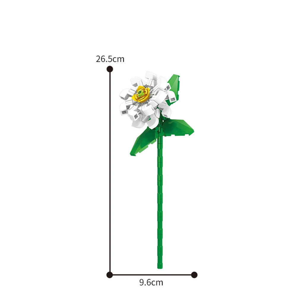 Eternal Block Flower Assembly Bouquet Desktop Decoration Block Flower Children's Puzzle Assembly Toy Bouquet