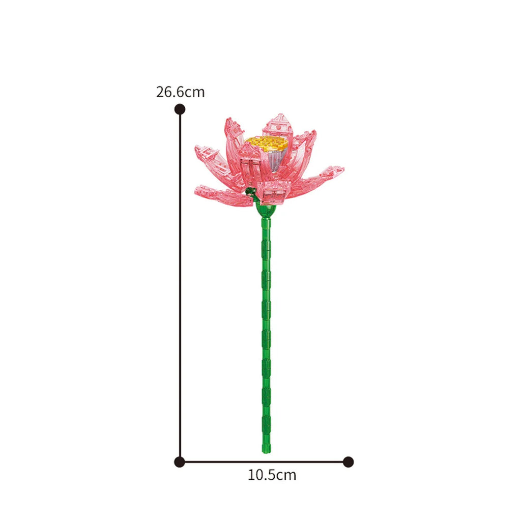 Eternal Block Flower Assembly Bouquet Desktop Decoration Block Flower Children's Puzzle Assembly Toy Bouquet