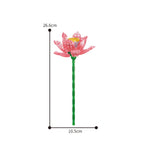 Eternal Block Flower Assembly Bouquet Desktop Decoration Block Flower Children's Puzzle Assembly Toy Bouquet
