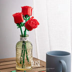 Eternal Flower Rose Building Block Toy Compatible with  Assembly Decoration Girl Valentine's Day Teacher's Day Gift