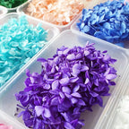 Dried flower eternal petal material cart hanging flower wreath embroidered ball decoration handmade eternal flower bag