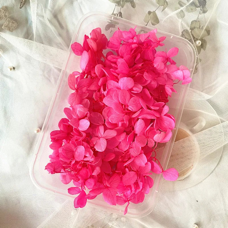 Dried flower eternal petal material cart hanging flower wreath embroidered ball decoration handmade eternal flower bag