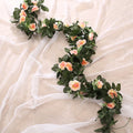 Guirnalda Colgante de Rosas de Seda — Arco, Pared y Jardín, 6 Colores