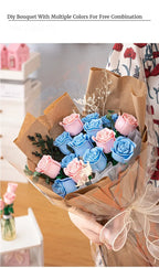 Eternal Flower Rose Building Block Toy Compatible with  Assembly Decoration Girl Valentine's Day Teacher's Day Gift