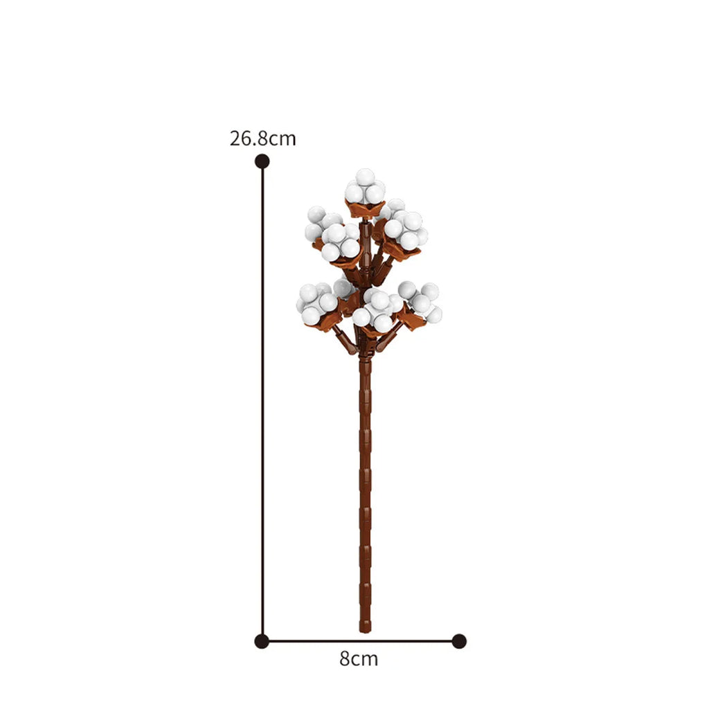 Eternal Block Flower Assembly Bouquet Desktop Decoration Block Flower Children's Puzzle Assembly Toy Bouquet