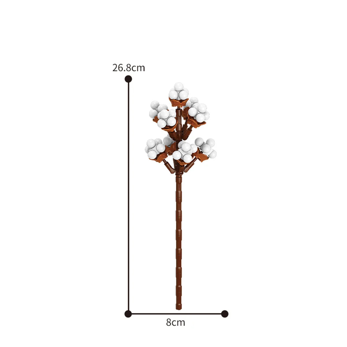 Eternal Block Flower Assembly Bouquet Desktop Decoration Block Flower Children's Puzzle Assembly Toy Bouquet