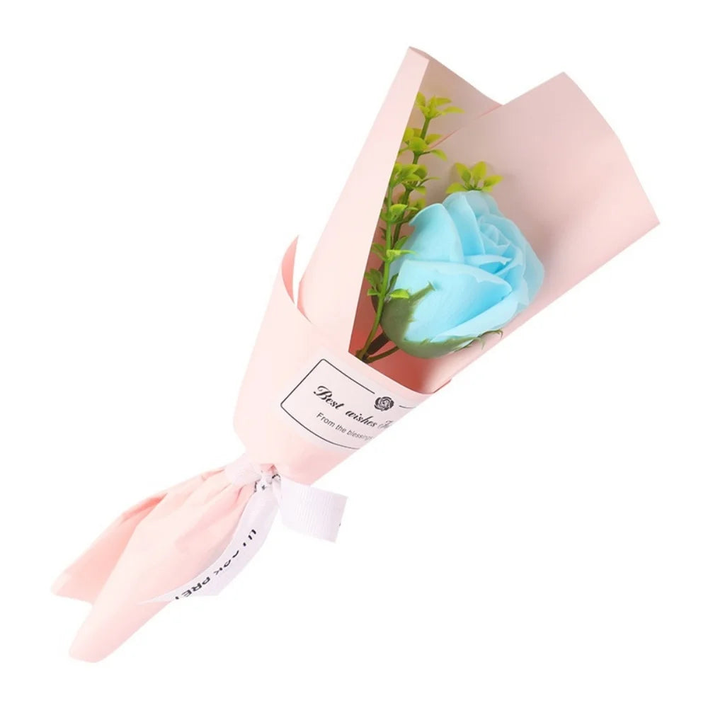 Rosa de Jabón Eterna — Flor Inmortal, 8 Colores, San Valentín y Cumpleaños