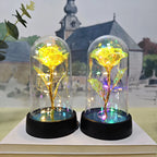Eternal Rose Light LED Foil Flower Valentines Day Gift Wedding Party Decor  Artificial Rose Flowers Light Christmas Decoration
