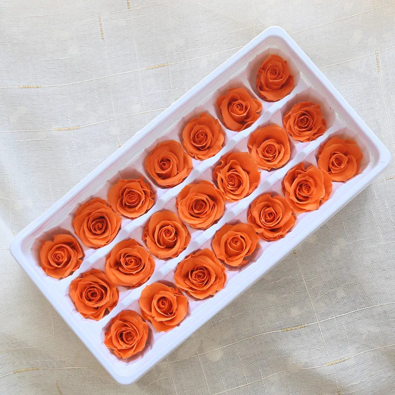 21Pcs/Box B Grade Eternal Moisturizing Roses Flowers Wedding Party Decoration Diy Valentine'S Day Mother'S Day Gift Box Cheap