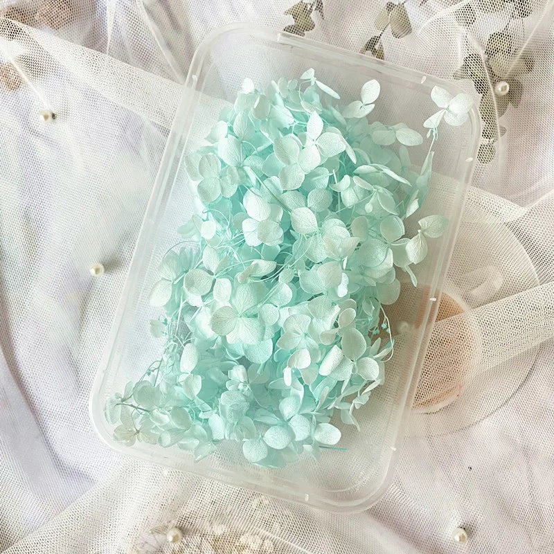 Dried flower eternal petal material cart hanging flower wreath embroidered ball decoration handmade eternal flower bag