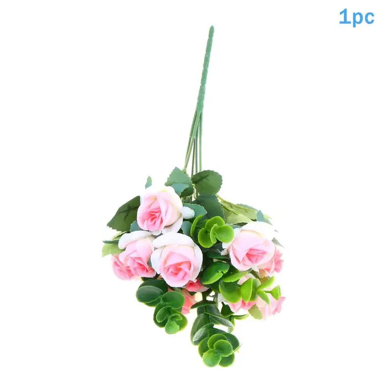 Artificial Silk Rose Bouquet - Add Timeless Beauty to Your Wedding, Home or Holiday Decor with These Lifelike Fake Roses
