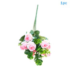 Artificial Silk Rose Bouquet - Add Timeless Beauty to Your Wedding, Home or Holiday Decor with These Lifelike Fake Roses