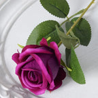 Silk Velvet Rose Artificial Flowers with Long Stems Real Touch Fake Silk Roses Florals for Wedding Bouquet Party Home Decor