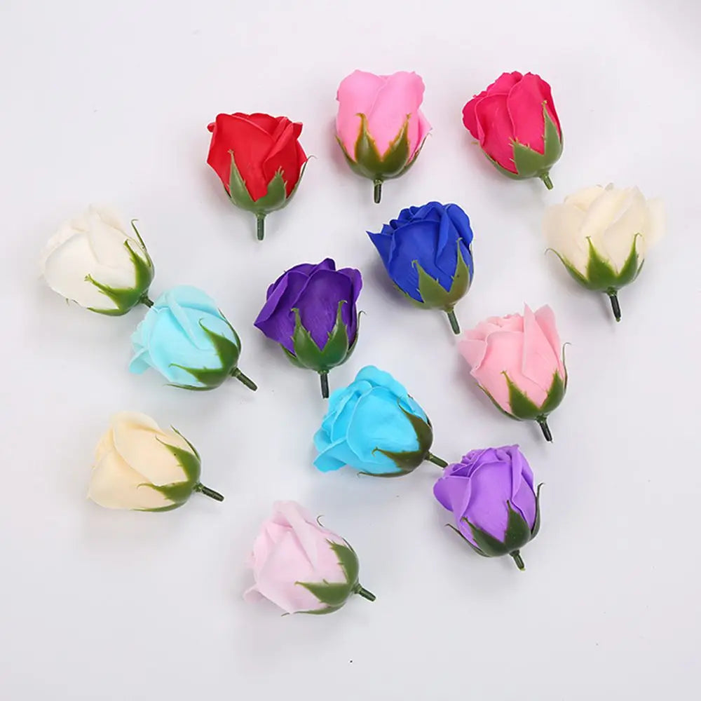 50/100pcs Artificial Rose Soap Eternal Flower Home Decoration Wedding bridalbouquet Diy Gift Box Scrapbook Outdoor garden bonsai