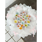 Jingdezhen Handmade Ceramic Eternal Flower, Hand Pinched Artificial Flower, Home Decor Craft Ornament