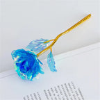 Galaxy Rose Eternal 24k Gold Foil Roses Artificial Roses New Creative Valentine'S Day Gift Beauty Flowers For Wedding Decor