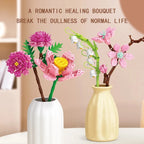 Eternal Block Flower Assembly Bouquet Desktop Decoration Block Flower Children's Puzzle Assembly Toy Bouquet