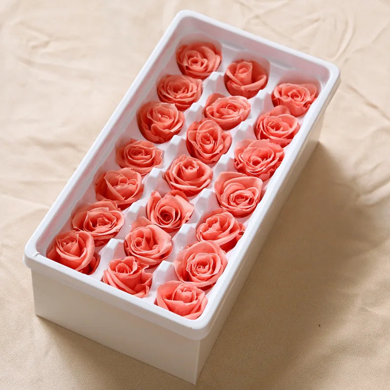 21Pcs/Box B Grade Eternal Moisturizing Roses Flowers Wedding Party Decoration Diy Valentine'S Day Mother'S Day Gift Box Cheap