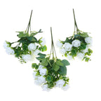 Artificial Silk Rose Bouquet - Add Timeless Beauty to Your Wedding, Home or Holiday Decor with These Lifelike Fake Roses