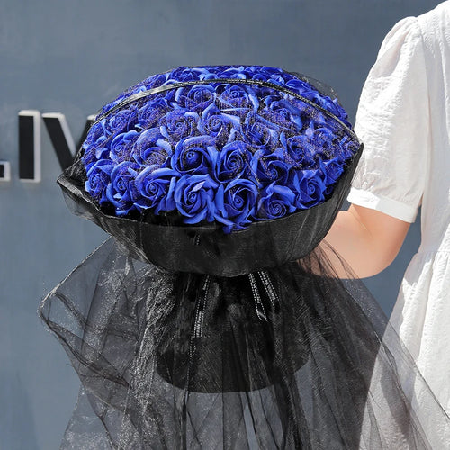 Aqumotic Forever Roses Bouquet Flores Eternas Preserved Flower Ramos De Rosas Eternas Artificial Rose Anniversary